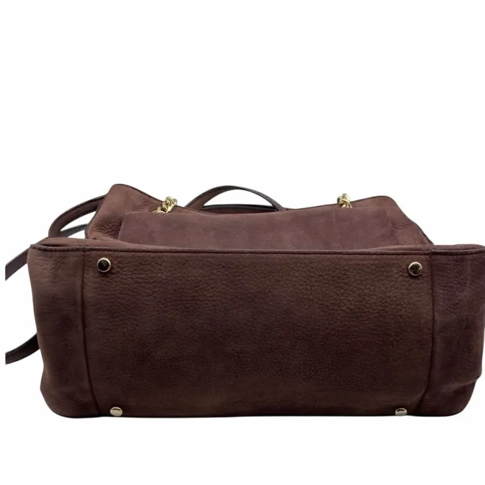 Kate Spade New York  Bordeaux Cown Hide Leather Shoulderbag Handbag